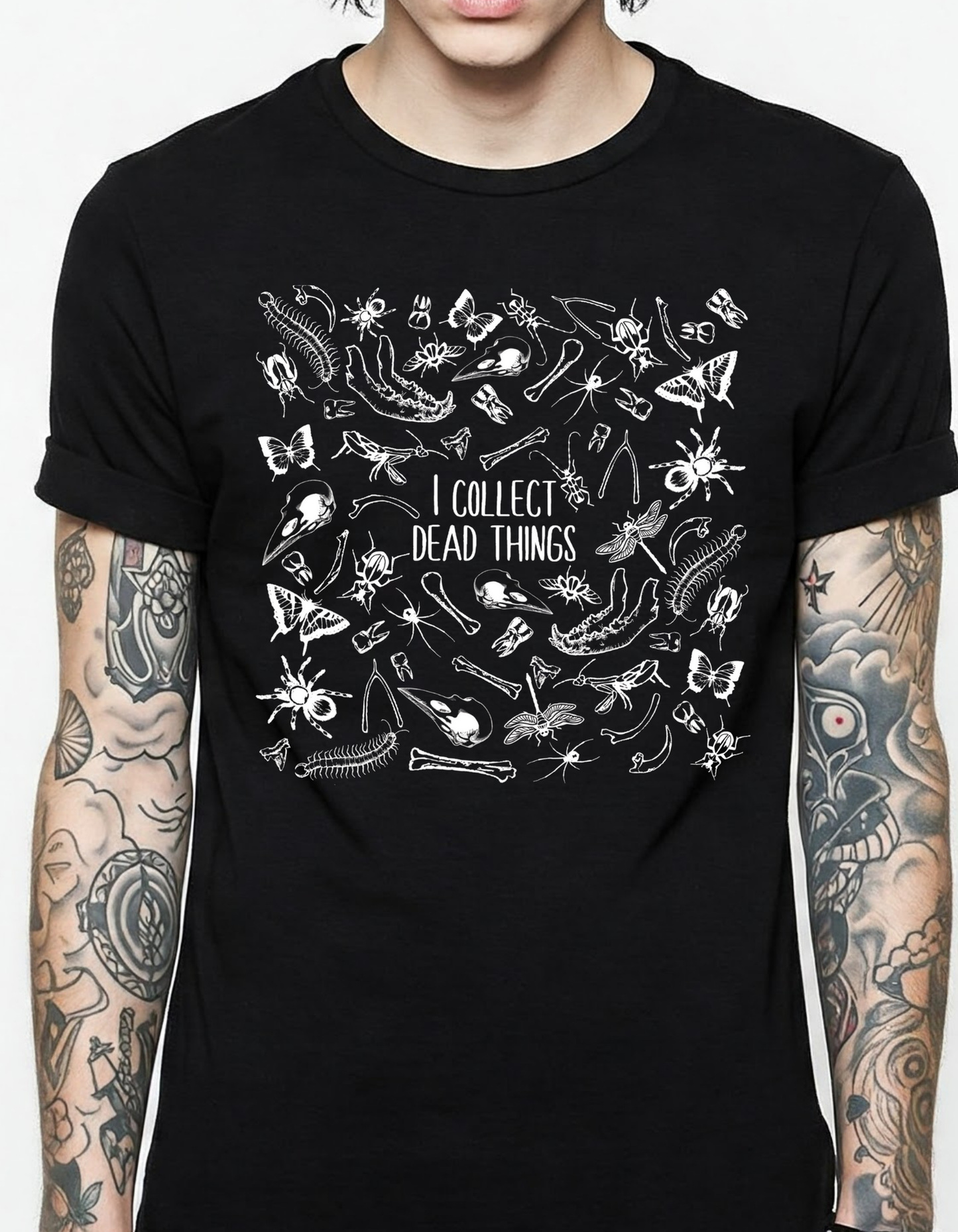 I Collect Dead Things Bug Lover T-Shirt Cotton Graphic