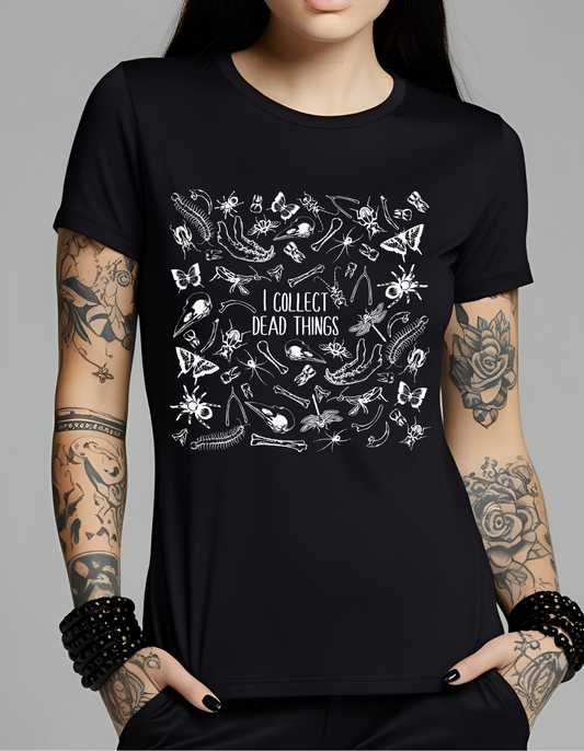 I Collect Dead Things Bug Lover T-Shirt Cotton Graphic