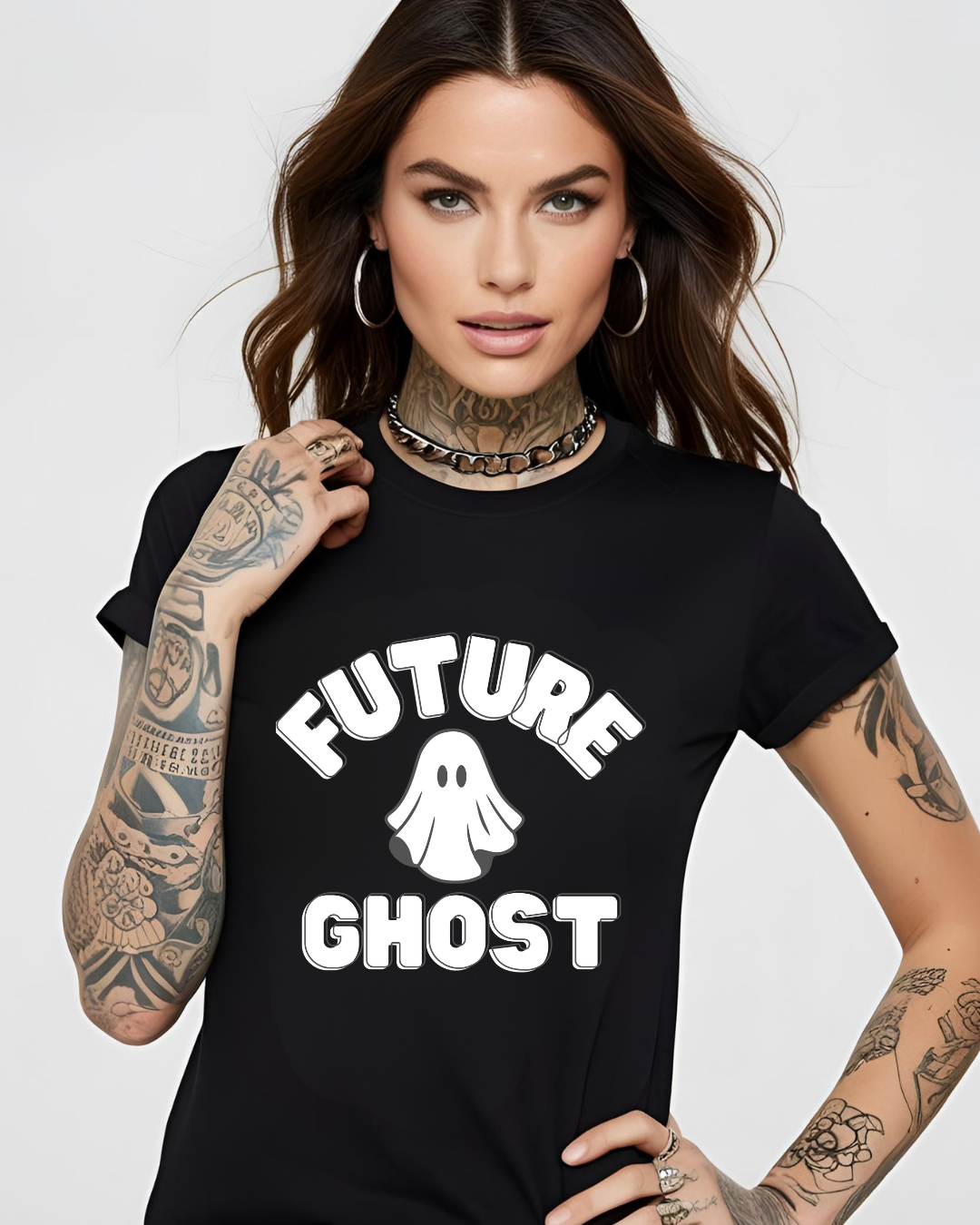Future Ghost Goth Gothic T-Shirt Cotton Unisex