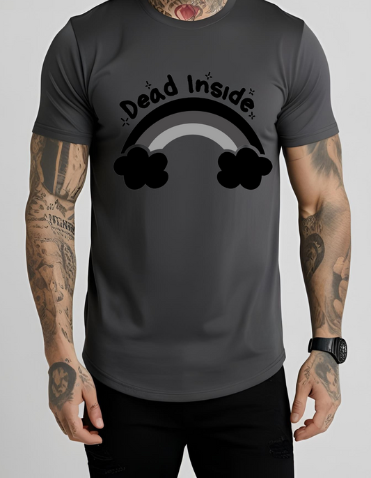 Dead Inside Tee Goth Gothic T-Shirt Cotton Unisex